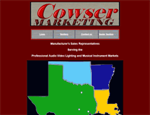 Tablet Screenshot of cowsermarketing.com